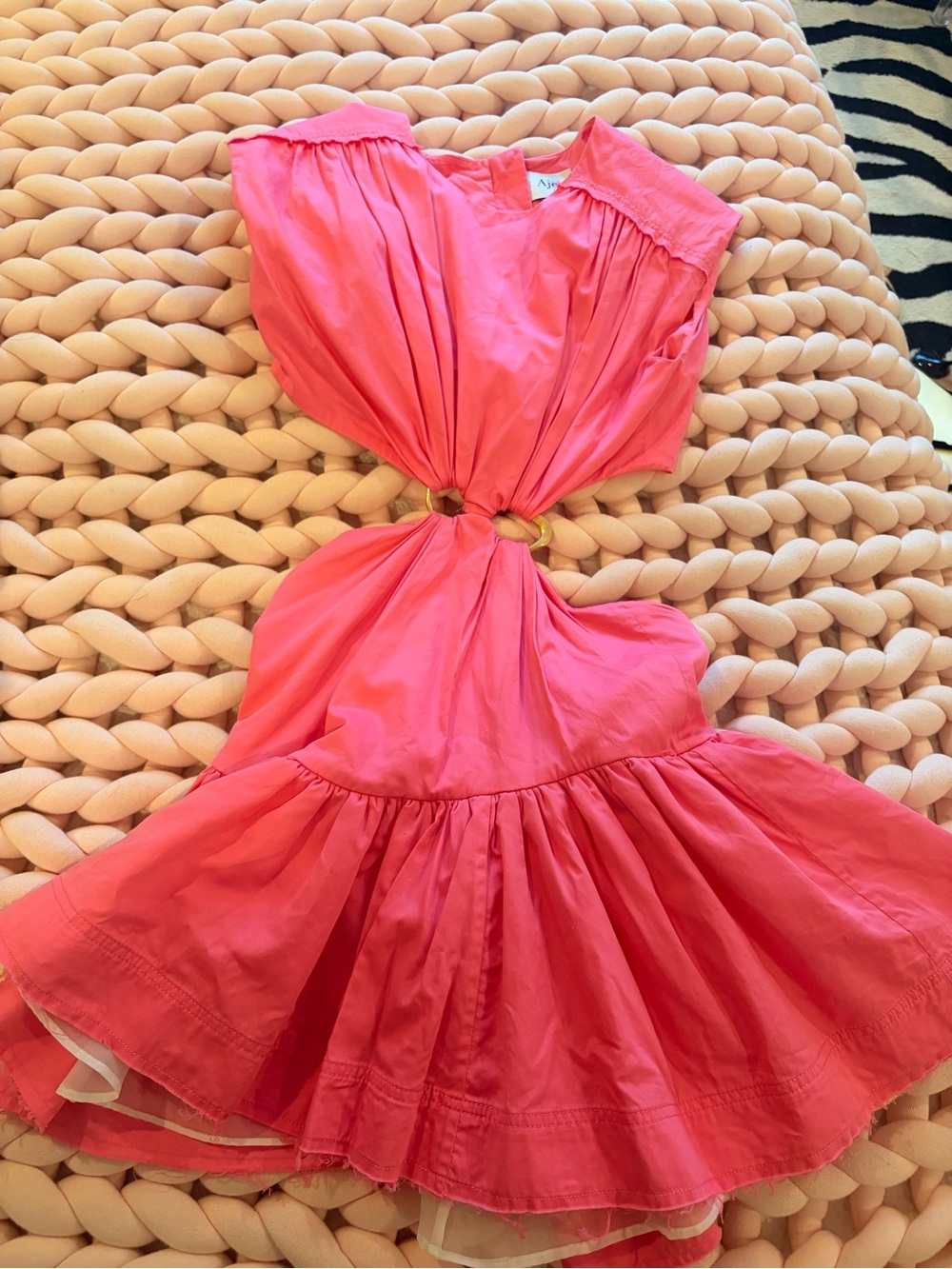 Aje solstice ring Pink Cutout Ring Waist Dress - Picture 2 of 7
